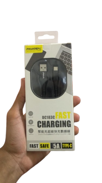 Pavareal Thermal Charging Cable Type C DC183C 1 Meter