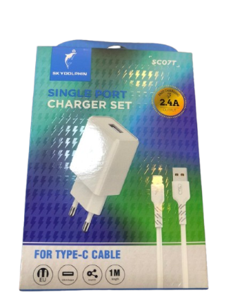 sky Dolphin Type-c Wall Charger 2.4A